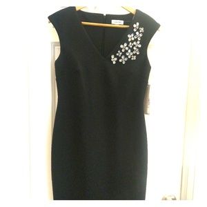 Beautiful Calvin Klein jeweled black dress